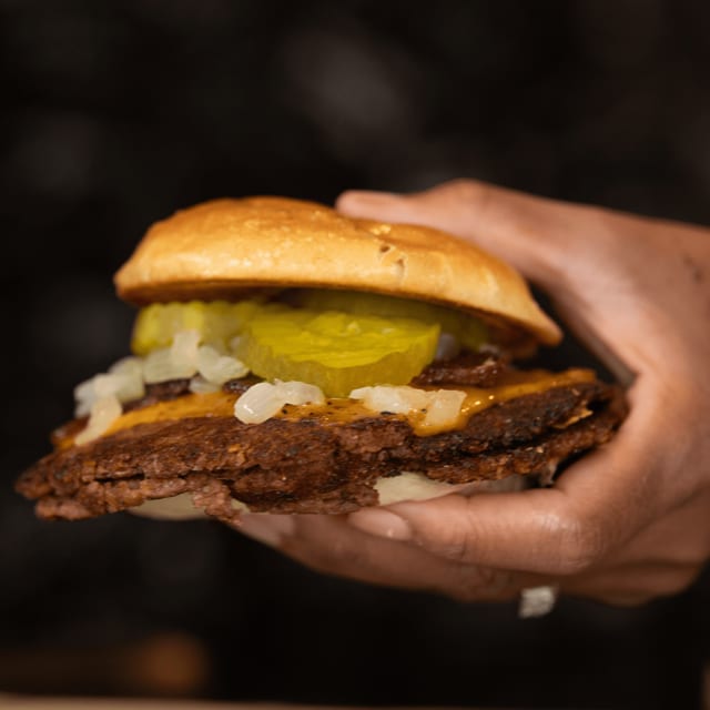 Double Bacon Cheeseburger.