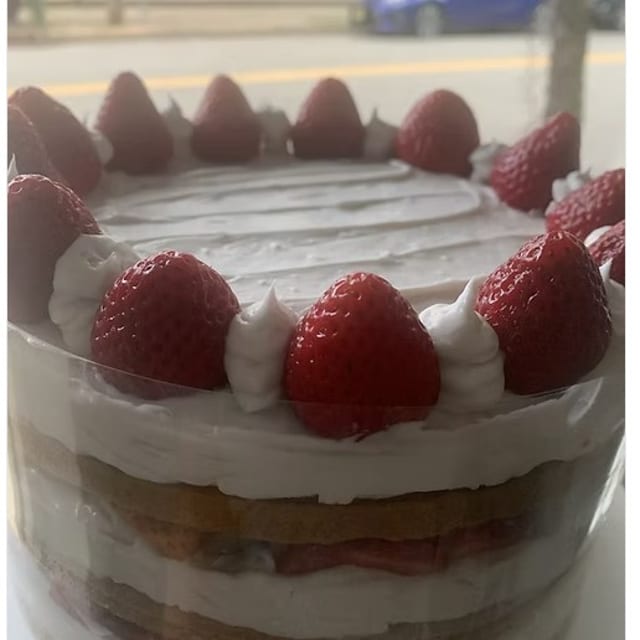 Whole Strawberry Shortcake.