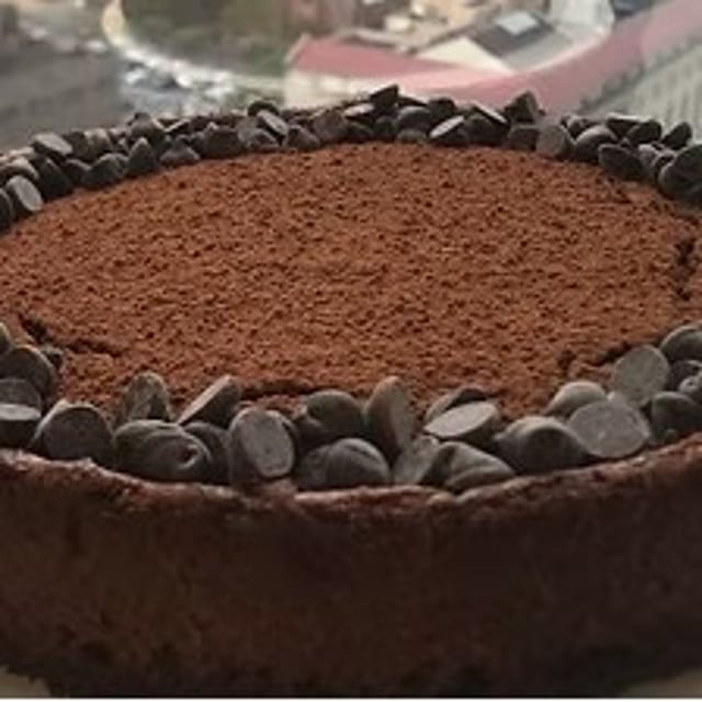 Whole Gluten Free Chocolate Cheesecake.