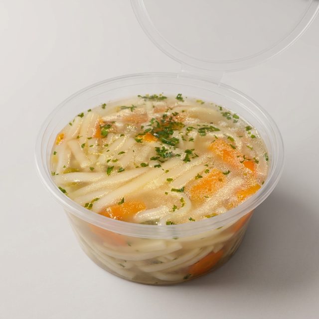Turkey Noodle 16 oz. Soup.