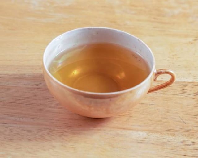 Hot Mint Lime Ginger Tea.